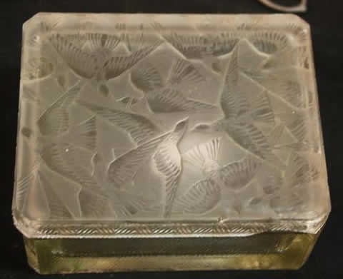 Rene Lalique Box Hirondelles