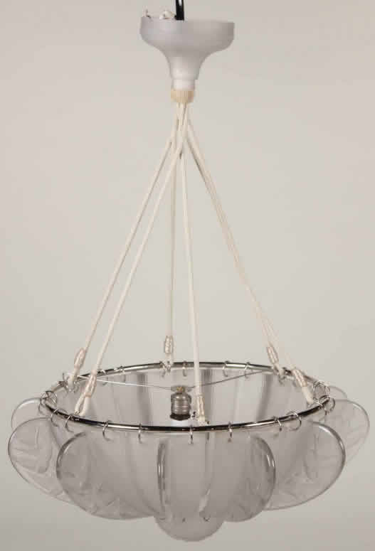 Rene Lalique Chandelier Hirondelles