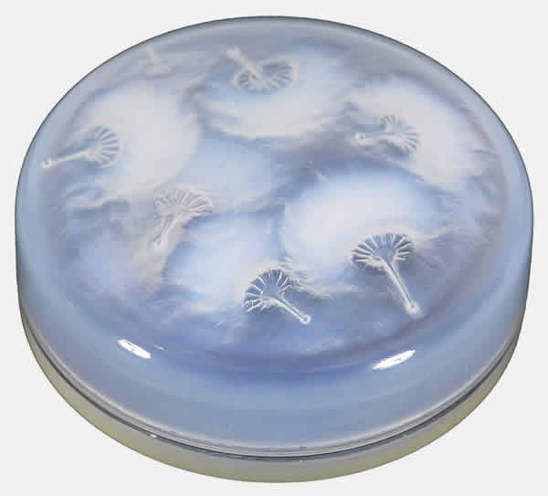 Rene Lalique Powder Box Houppes