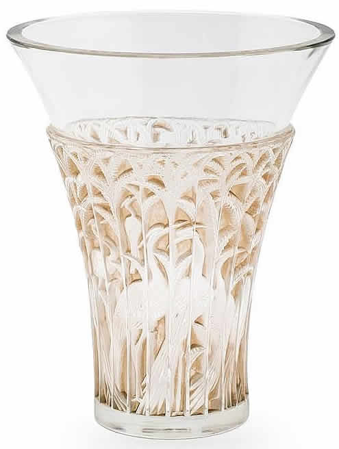Rene Lalique Vase Ibis