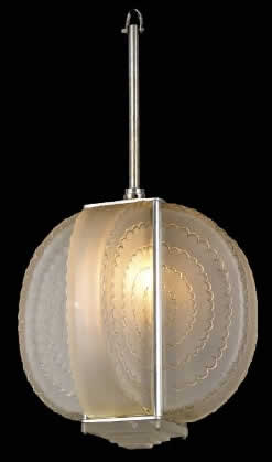 Rene Lalique Chandelier Ile De France