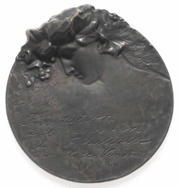 Rene Lalique Invitation Invitation A L'Exposition De R. Lalique 24 Place Vendome