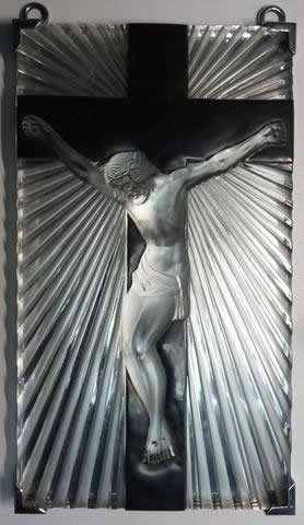 Rene Lalique Jesus Plaque