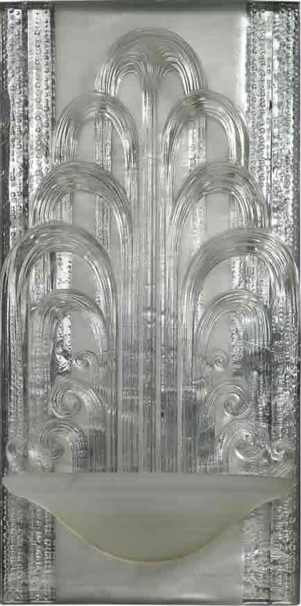 Rene Lalique Wall Light Jet D'Eau