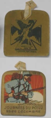 Rene Lalique Journees Du Poilu 25-26 Decembre 1915-3 Pendant