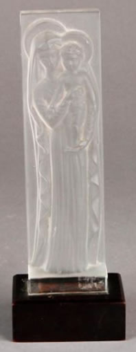 Rene Lalique Statue La Madone A L'Enfant