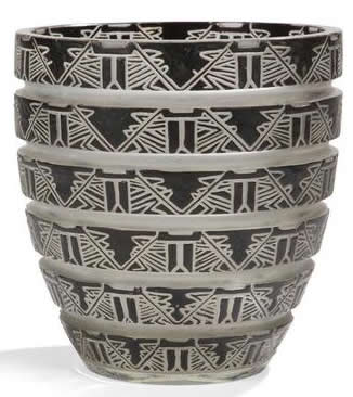 Rene Lalique Vase Lagamar