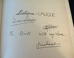 Rene Lalique Lalique Par Lalique-1988 Book