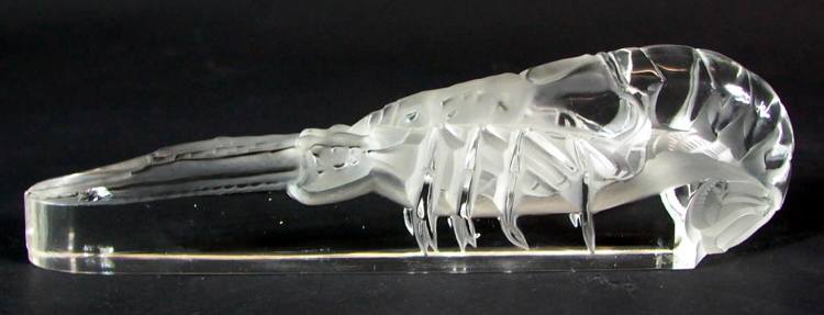 Rene Lalique Langoustine - Lobster Paperweight