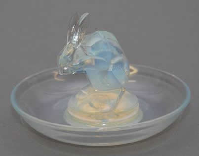 Rene Lalique Lapin Ashtray