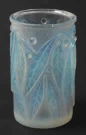 Rene Lalique Chimney Vase Laurier