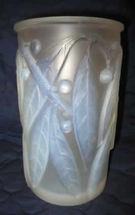 Rene Lalique Vase Laurier