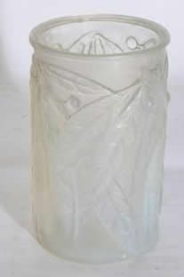 Rene Lalique Opalescent Vase Laurier