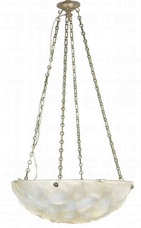 Rene Lalique Plafonnier Lausanne