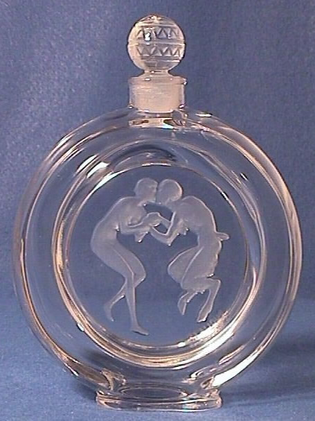 Rene Lalique Perfume Bottle Le Baiser Du Faune