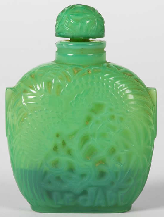 Rene Lalique Perfume Bottle Le Jade