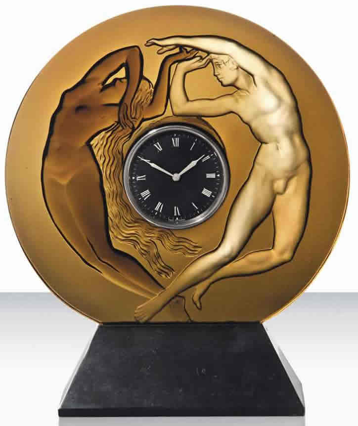 Rene Lalique Clock Le Jour Et La Nuit