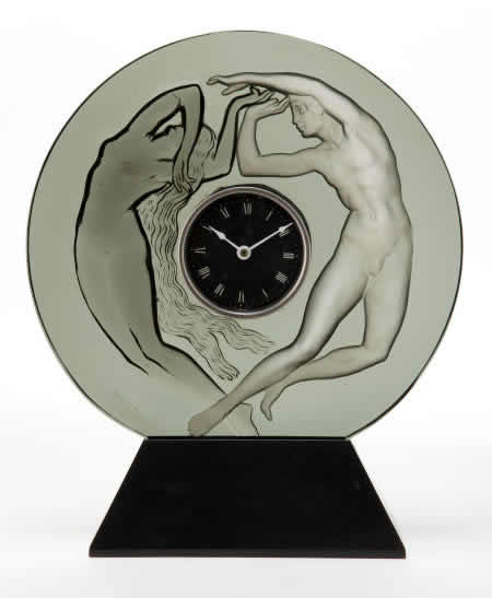 Rene Lalique Clock Le Jour Et La Nuit