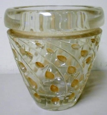 Rene Lalique Vase Lemna