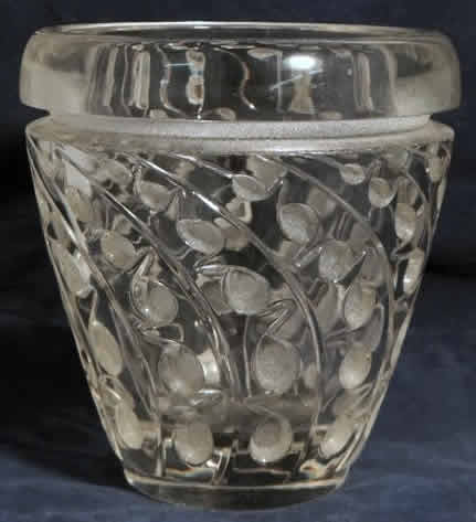 Rene Lalique Vase Lemna