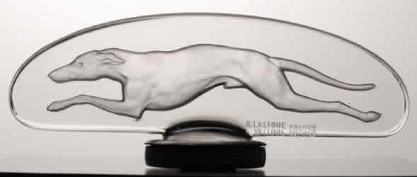 Rene Lalique Hood Ornament Levrier