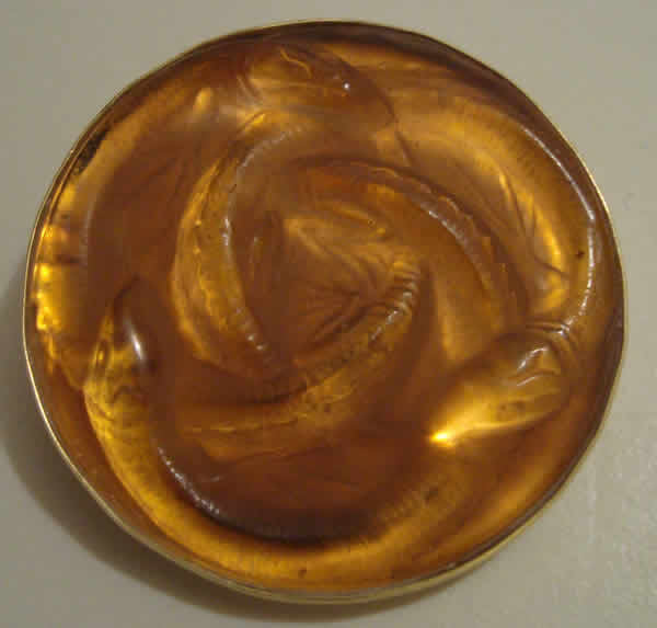 Rene Lalique Brooch Lezards