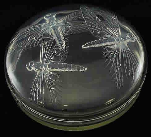 Rene Lalique Covered Box Libellules