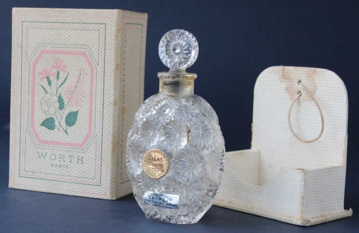 Rene Lalique Perfume Bottle Lilas