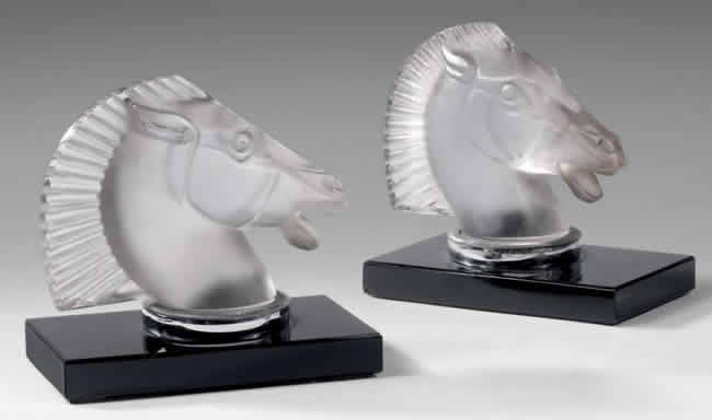 Rene Lalique Bookend Longchamp-B