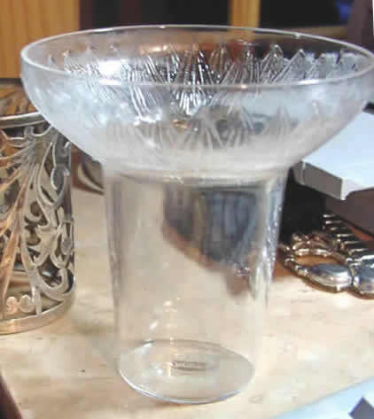 Rene Lalique Lotus-3 Glass