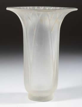 Rene Lalique Vase Lotus