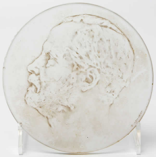 Rene Lalique Medallion Pasteur