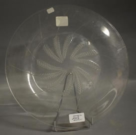 Rene Lalique Plate Lucerne