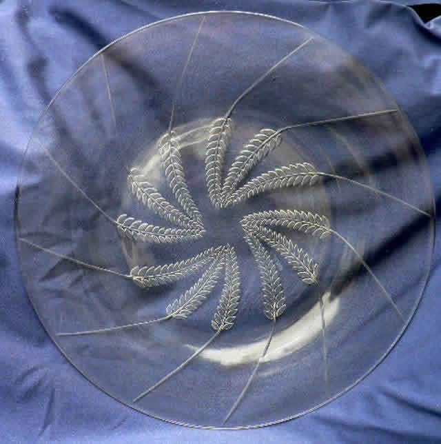 Rene Lalique Platter Lucerne