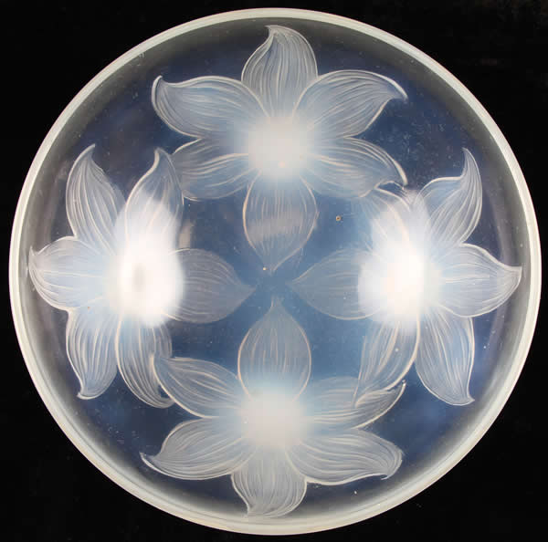 Rene Lalique Footed Bowl Lys