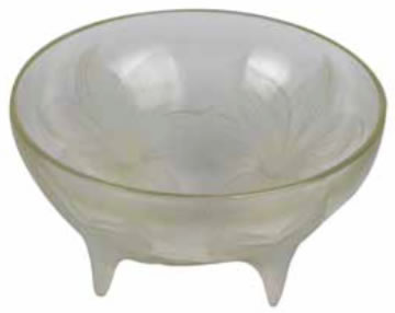 Rene Lalique Footed Bowl Lys