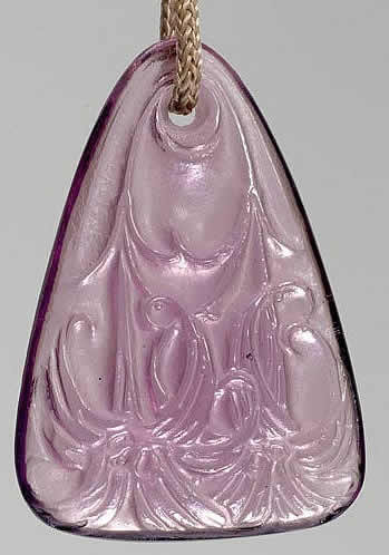 Rene Lalique Pendant Lys