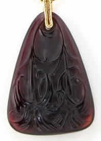 Rene Lalique Pendant Lys