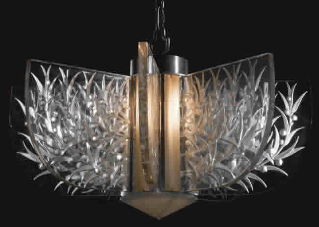 Rene Lalique Madrid Chandelier