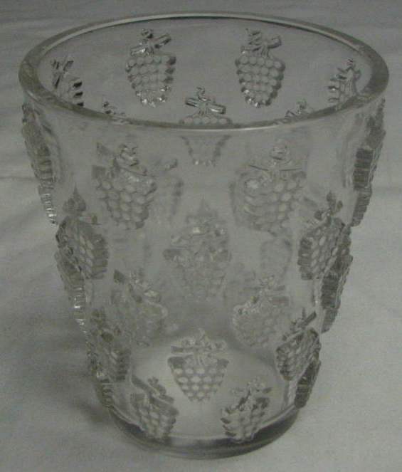 Rene Lalique Vase Malaga