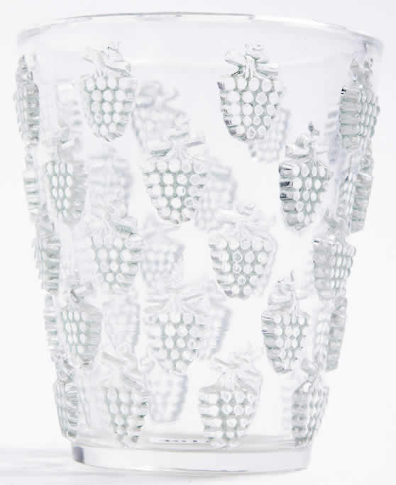 Rene Lalique Vase Malaga