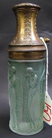 Rene Lalique Atomizer Figurines Et Guirlandes