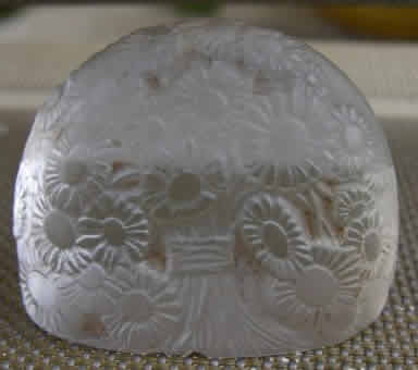 Rene Lalique Marguerites Menu Holder