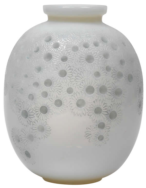 Rene Lalique Vase Marguerites