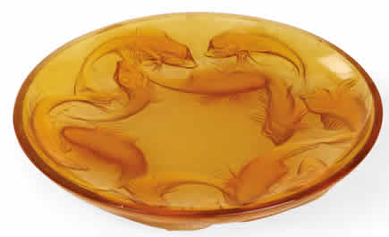 Rene Lalique Bowl Martigues