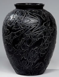 Rene Lalique Vase Martin Pecheurs