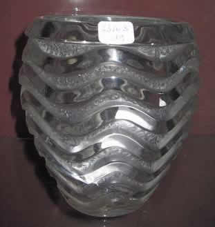 Rene Lalique Vase Meandres