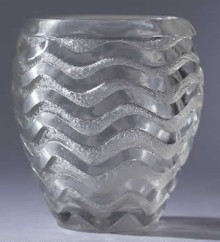 Rene Lalique Vase Meandres