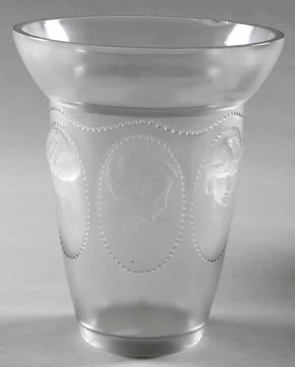 Rene Lalique Vase Medaillons