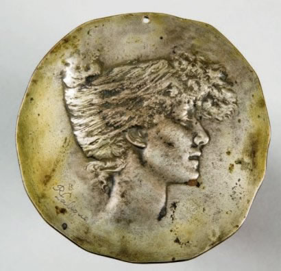 Rene Lalique Sarah Bernhardt Medallion